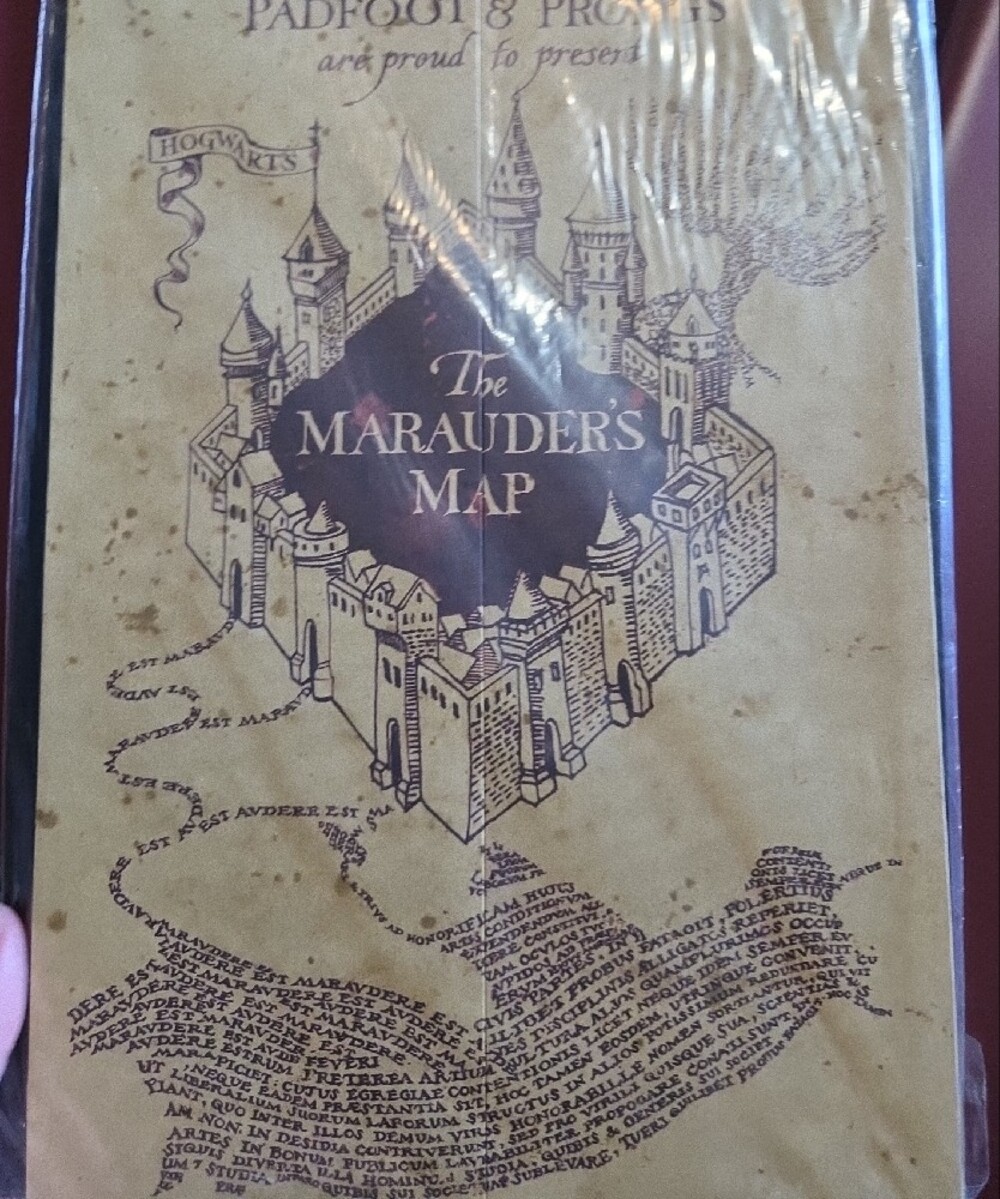 Harry Potter Marauder's Map Collectors Map - Harry Potter/Noble Collection - Picture 6 of 7
